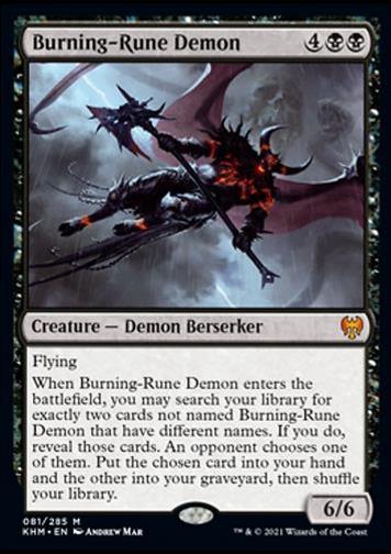 Burning-Rune Demon (Feuerrunen-Dämon)